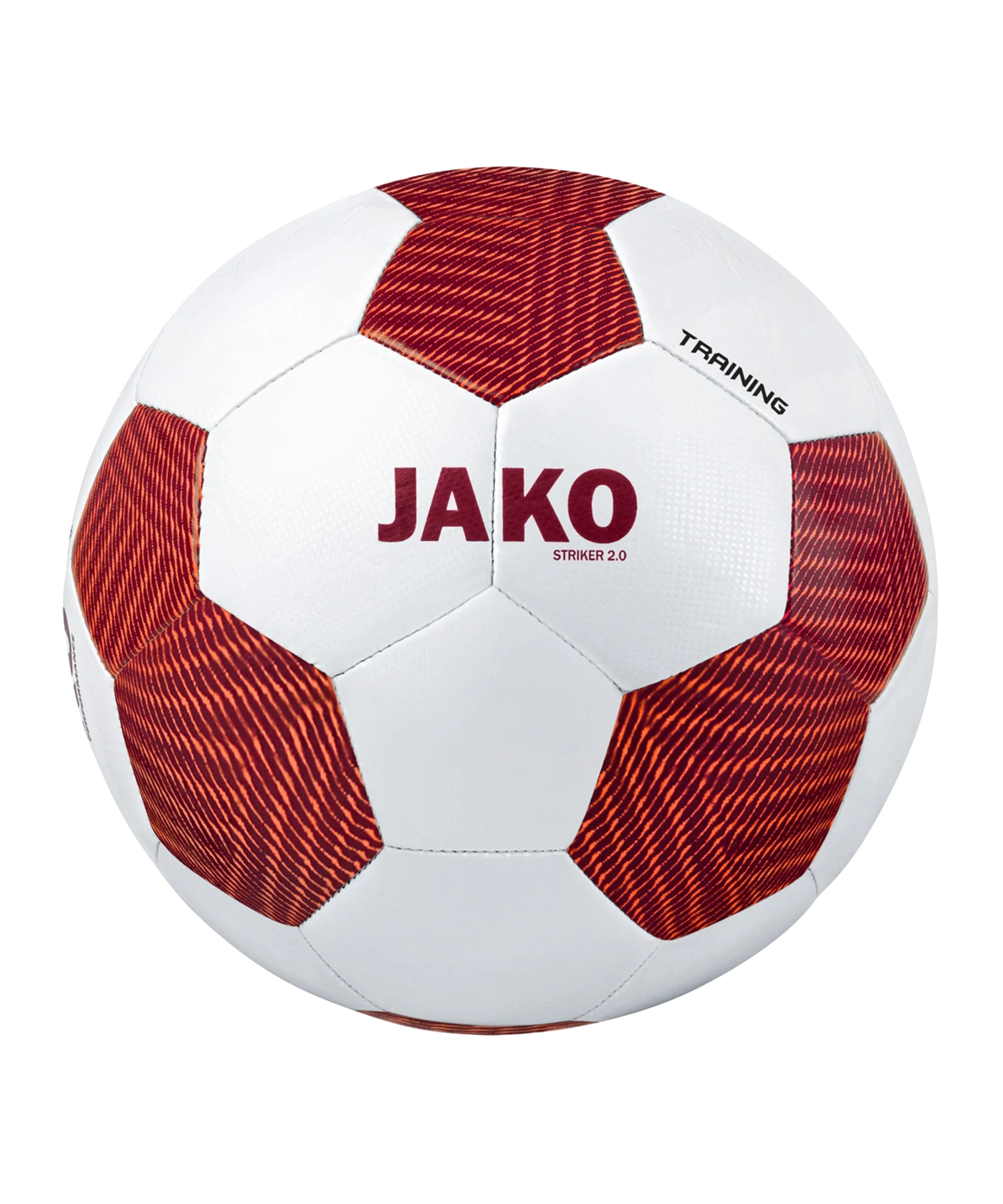 JAKO Striker 2.0 Trainingsball Weiss Rot F702