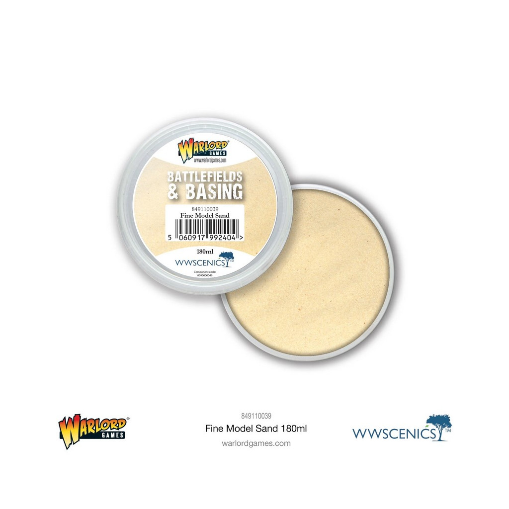 Battlefields & Basing: Fine Model Sand (180ml)