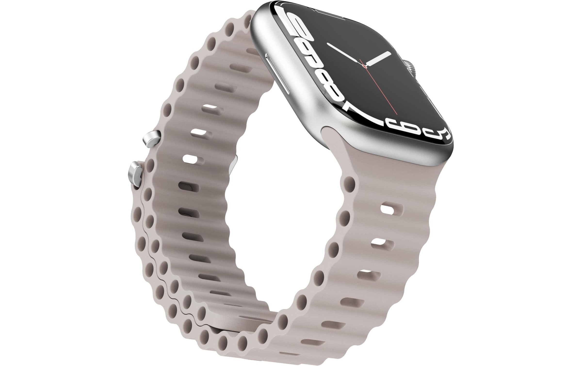 VONMÄHLEN Uhrenarmband »Band Apple Watch 42/44/45/49 mm Cream«