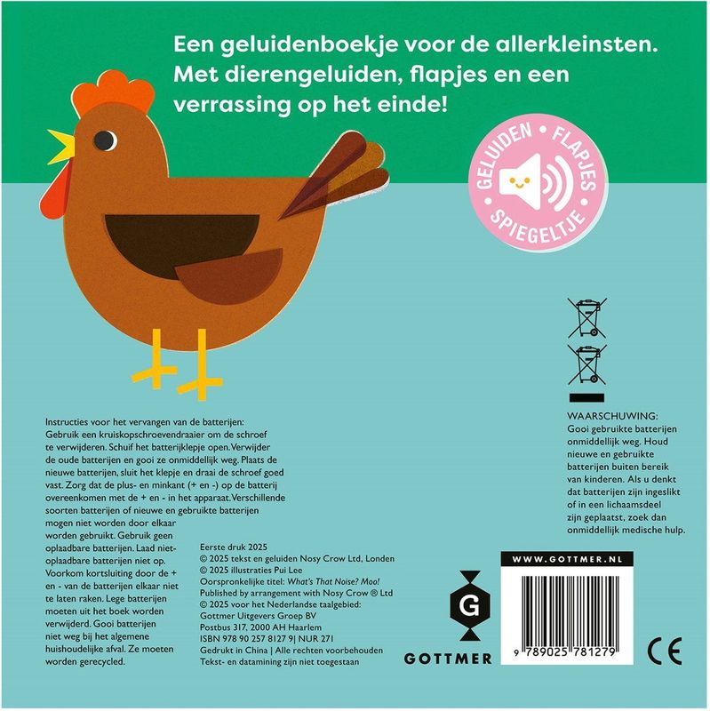 Wat Hoor Ik Daar? - Geluidenboekje - Boerderij - Kartonboek