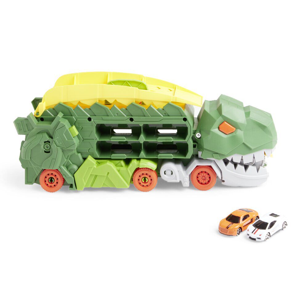 Camion transporteur dinosaure 6en1