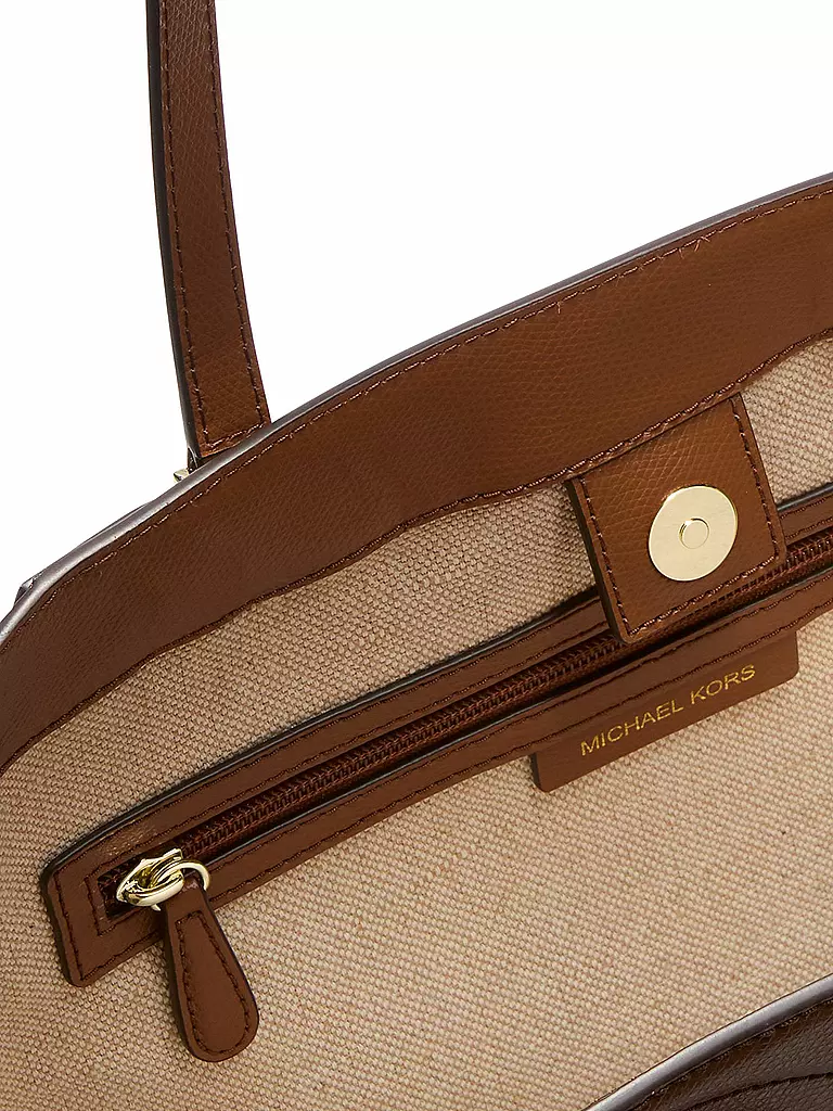 MICHAEL KORS Ledertasche - Shopper TARYN  Large braun