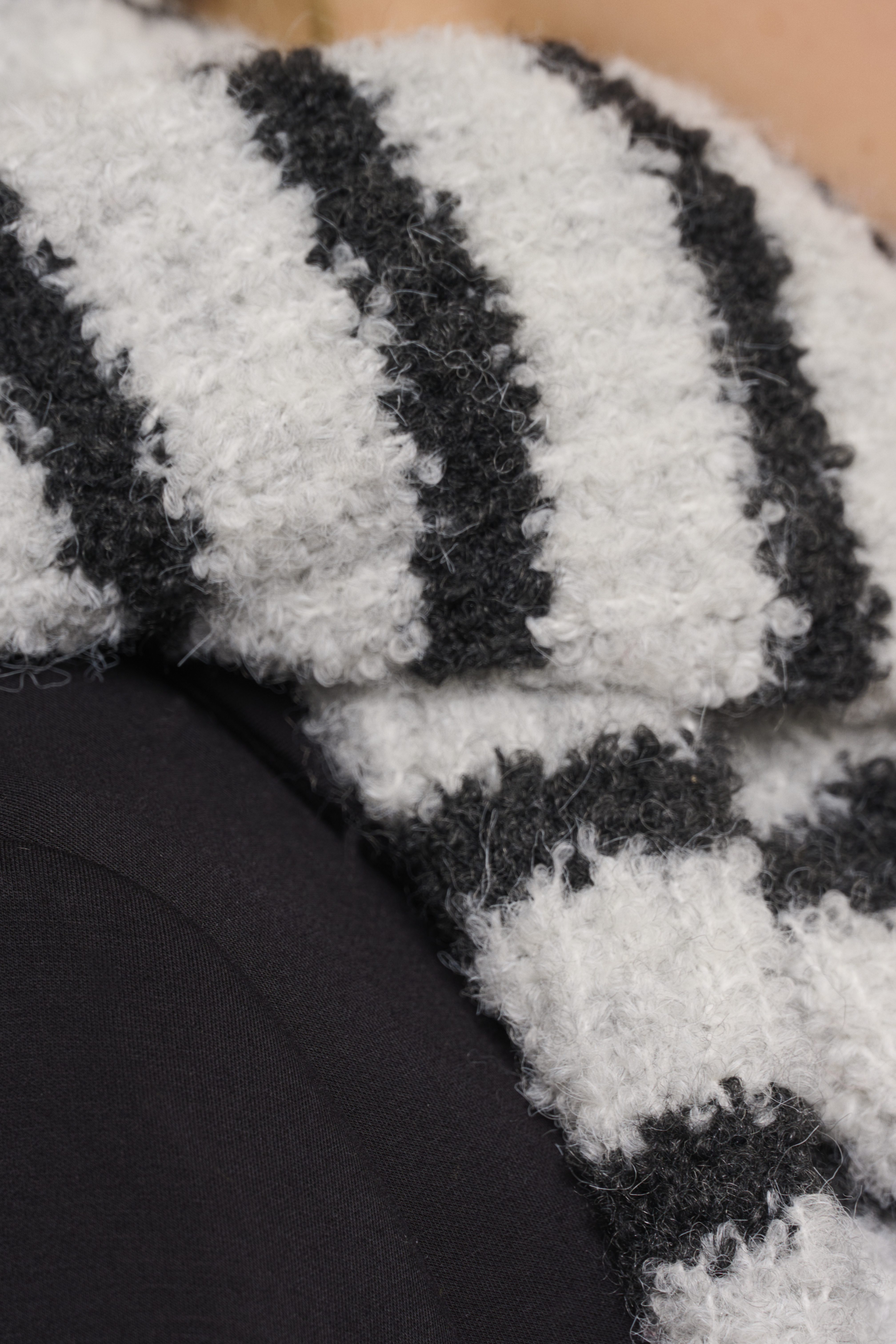 Rino & Pelle - Koos Striped Scarf - Deep Iron/Grey