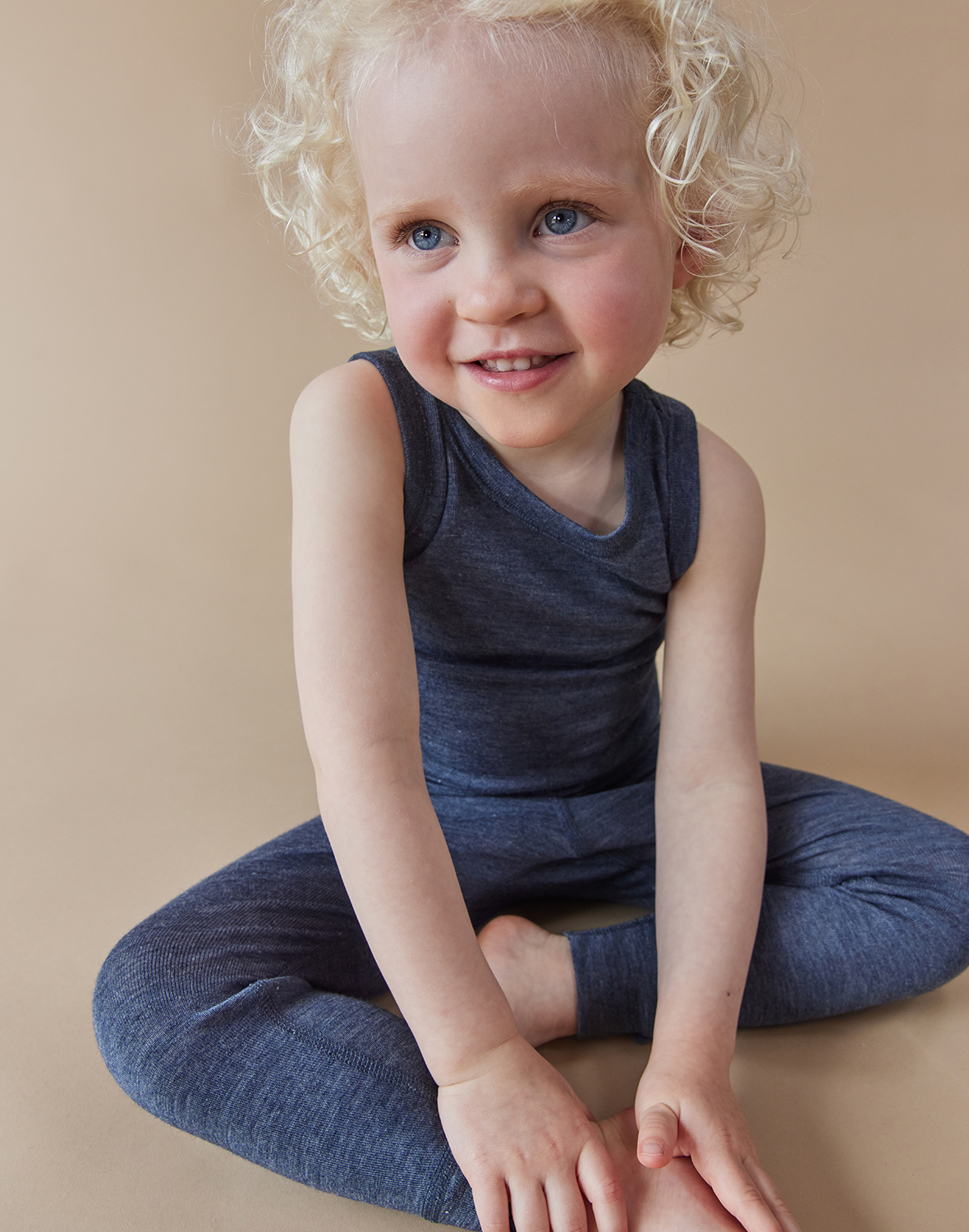 Legging van merinowol/zijde voor baby's