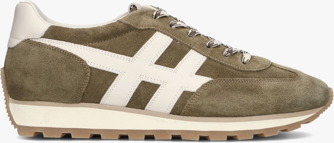 groene hogan lage sneakers h701 allacciato h