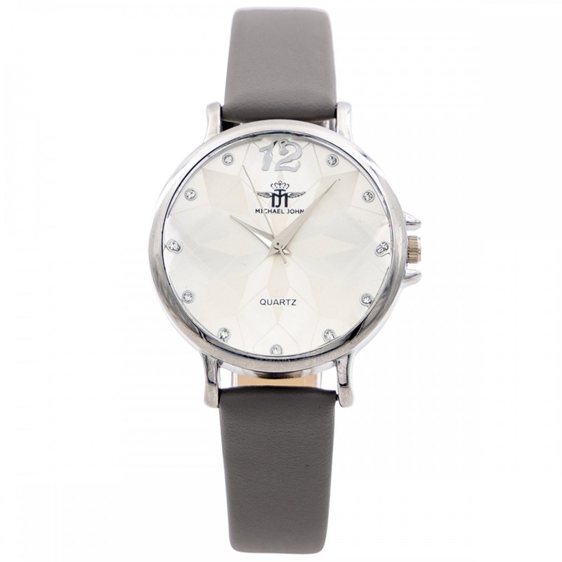 Montre Femme M. JOHN bracelet Cuir Gris