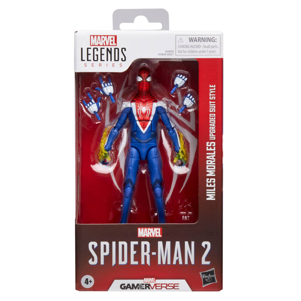Marvel Legends actiefiguur Spider-Man 2 Miles Morales Upgraded Suit Style