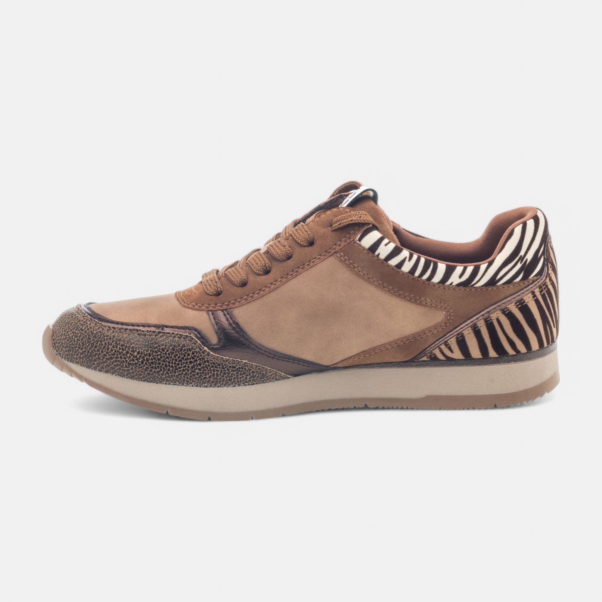 Baskets basses Femme cognac