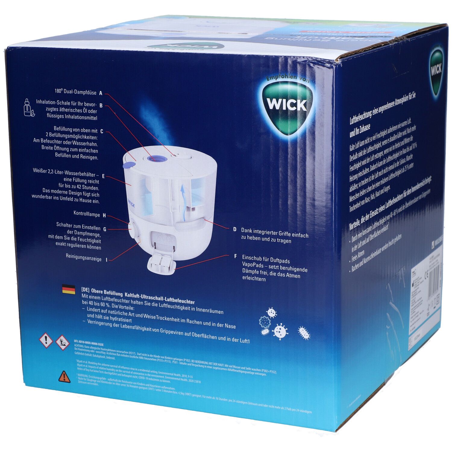 Wick Ultraschall Luftbefeuchter