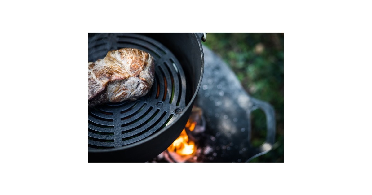 PetromaxCast-iron stack grate gr-s30 grillrooster  (Zwart, Ø 30 cm)