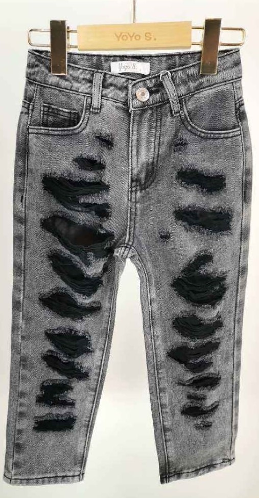 Your wide & distressed jeans - zwart