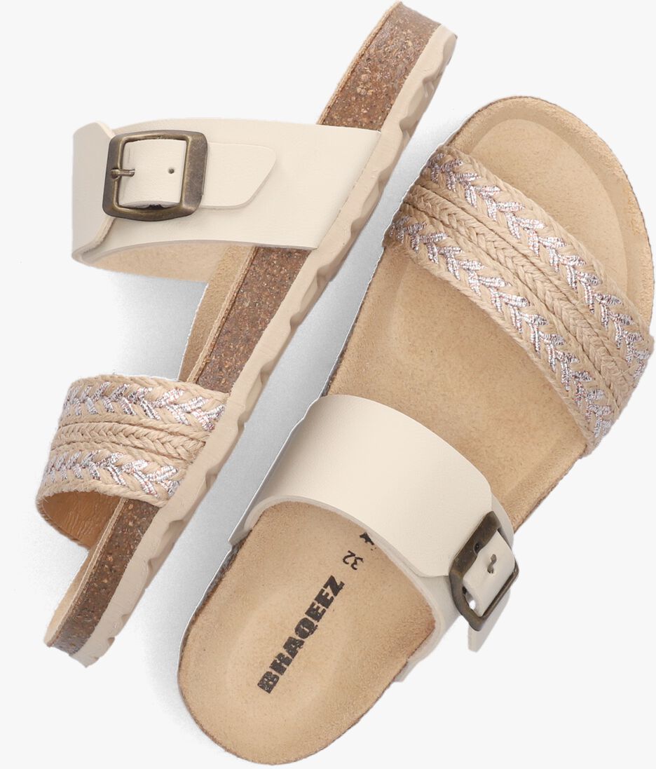 BRAQEEZ beige braqeez slippers steffie spain