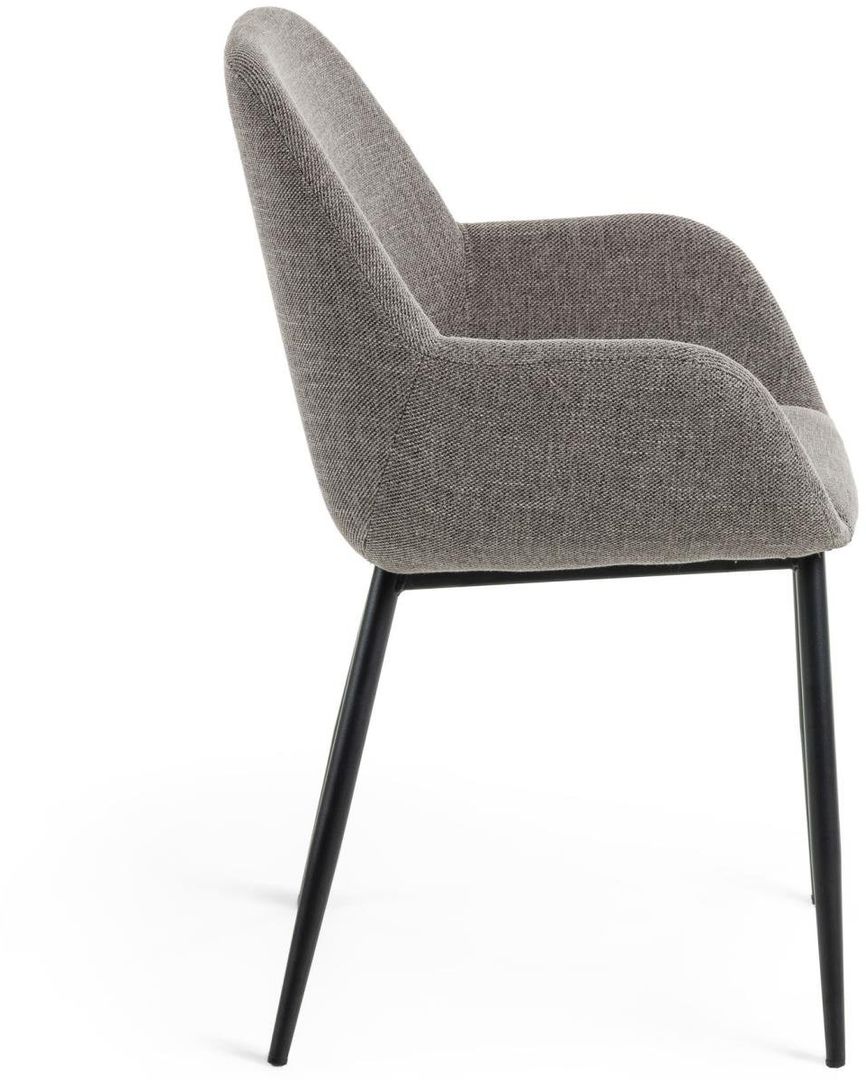 Kave Home   Konna Staal Eetkamerstoel