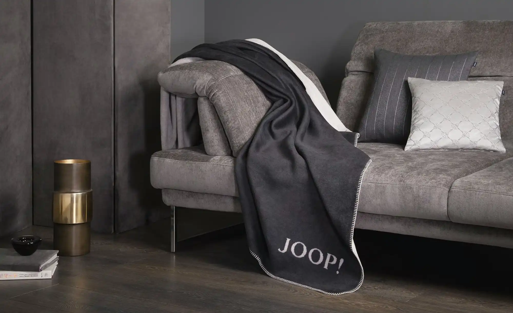 JOOP! Wohndecke JOOP! Uni-Doubleface