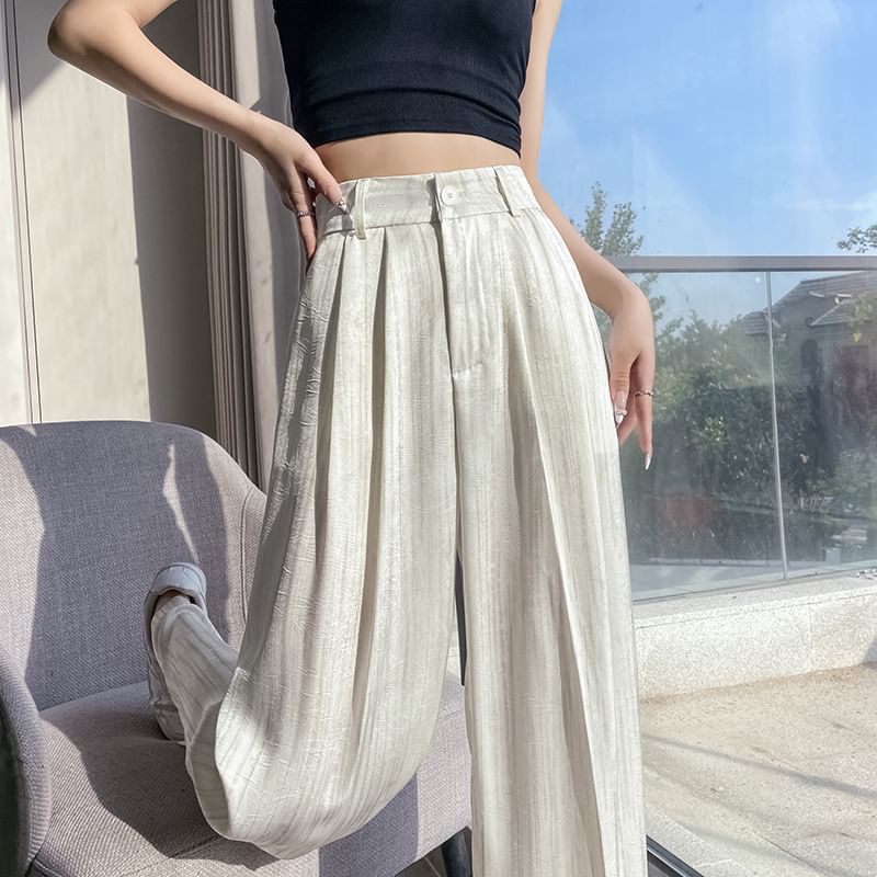 Areumdaun - High Rise Tie Dye Wide Leg Pants (Diverse ontwerpen)