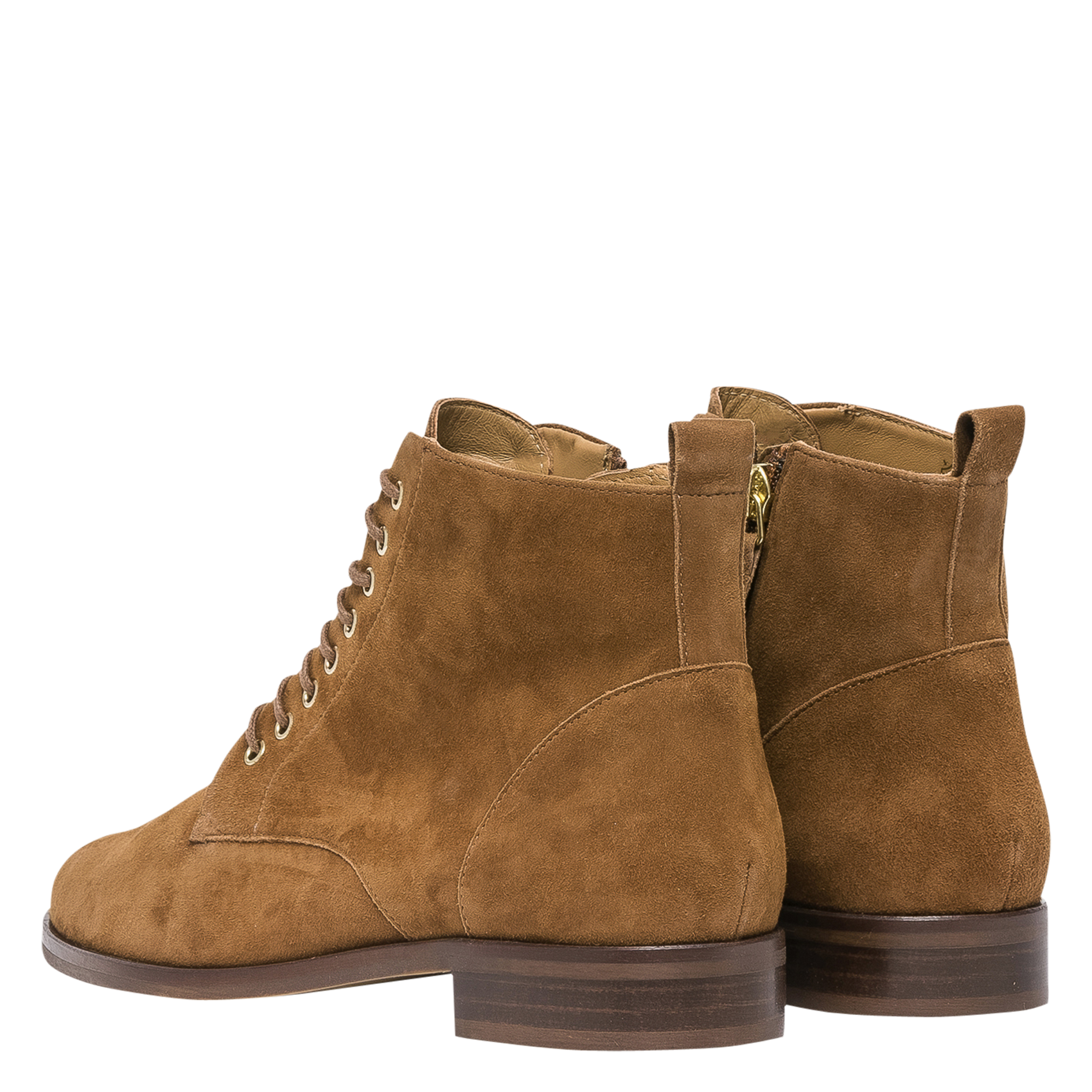 KAMINARA - Bottines en cuir velours | Marron