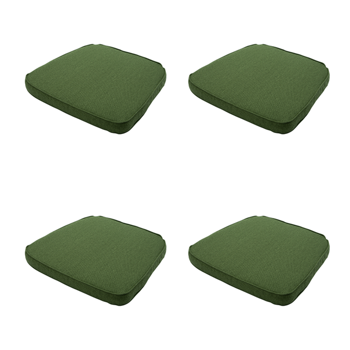 Madison Moss green canvas eco+ Zitkussen - Set van 4