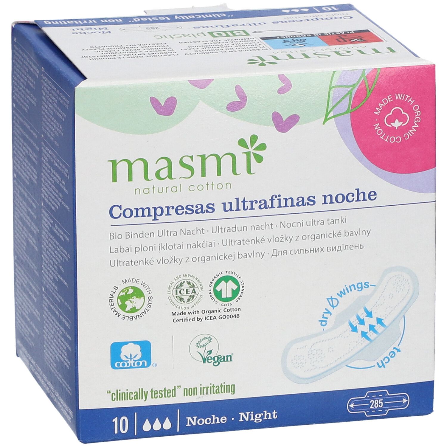 masmi Bio Damenbinden Ulta Night