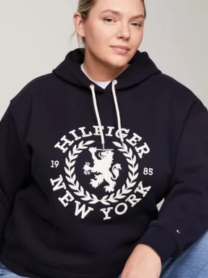 Moletom com capuz Curve Crest Logo