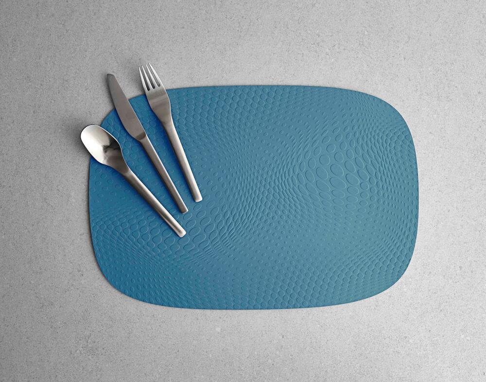 Aida  Karim Rashid Blueberry dækkeserviet - 45x30,6 cm.
