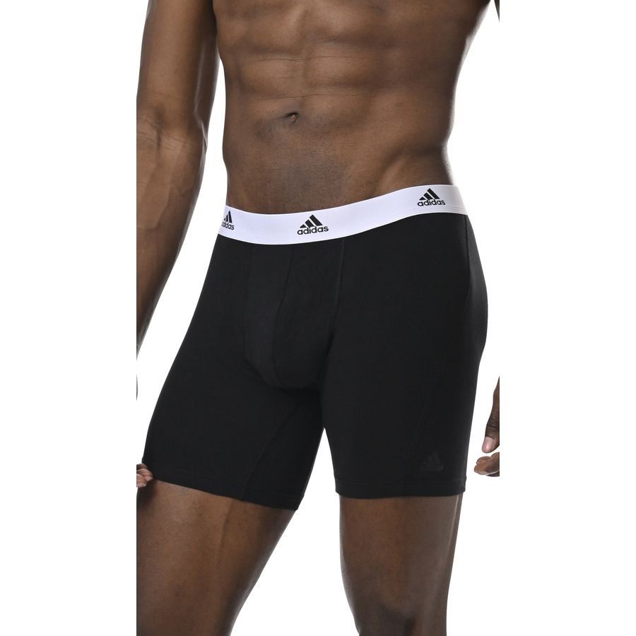 adidas Shorts Boxer Brief Pack de 3 - Noir/Blanc