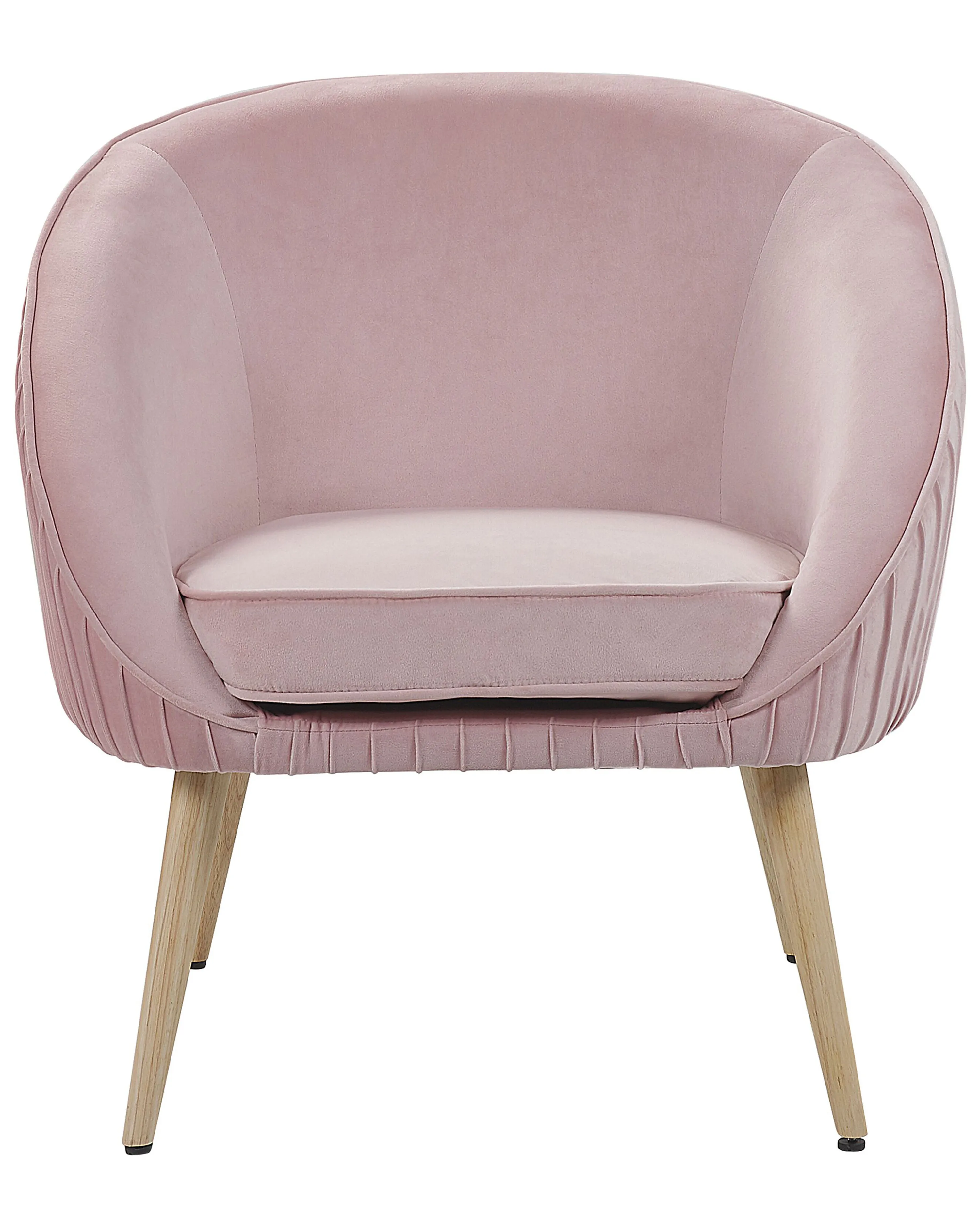 Fauteuil TROMSO Fluweel Roze