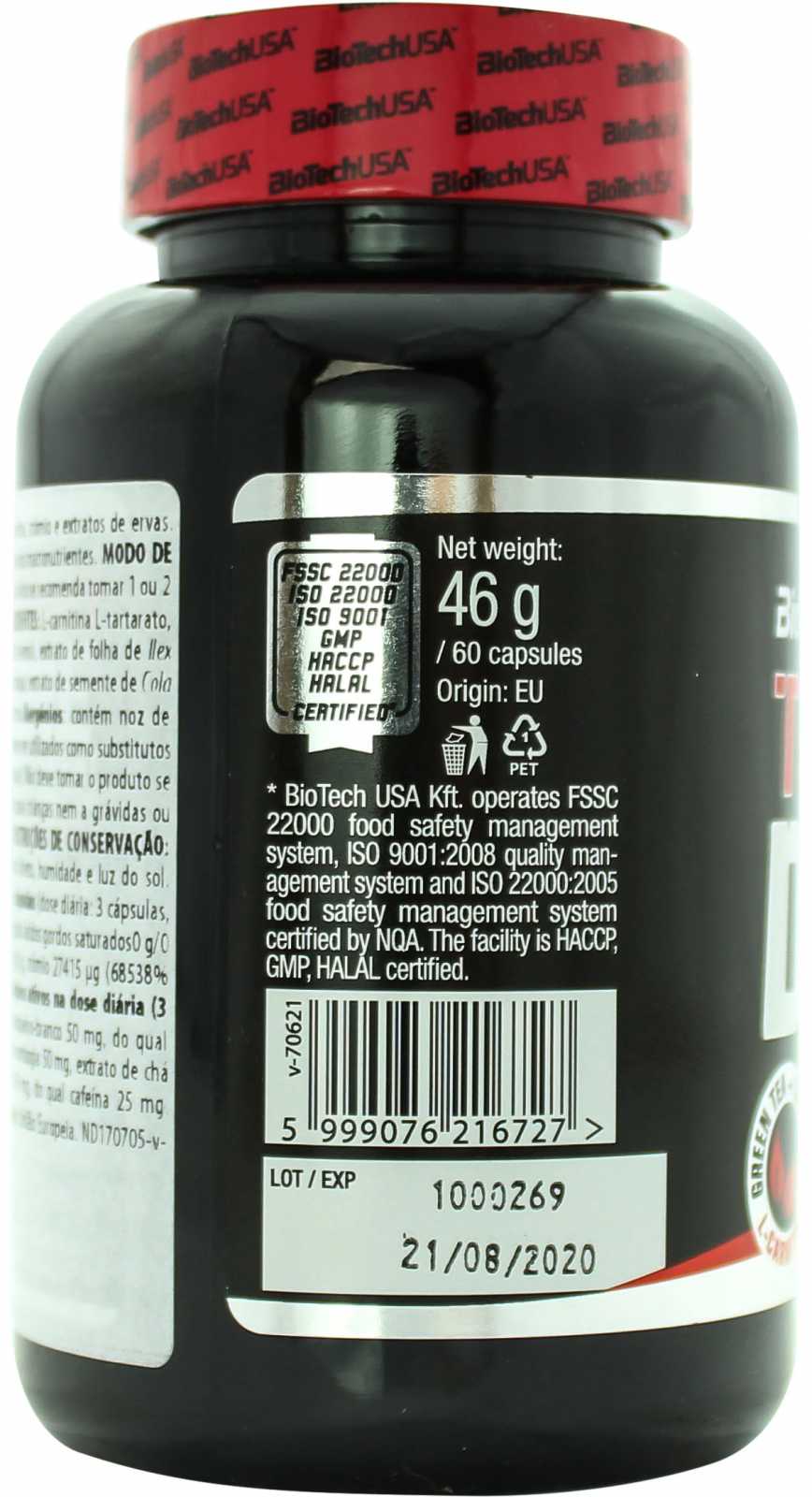 Biotech USA Thermo Drine 60 cápsulas