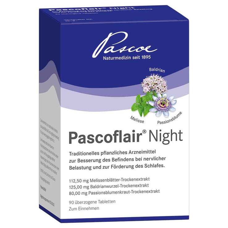 Pascoflair Night überzogene Tabletten, 90 St