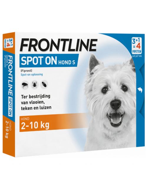 Frontline Spot On 1 Small Hond Small - Anti vlooien en tekenmiddel