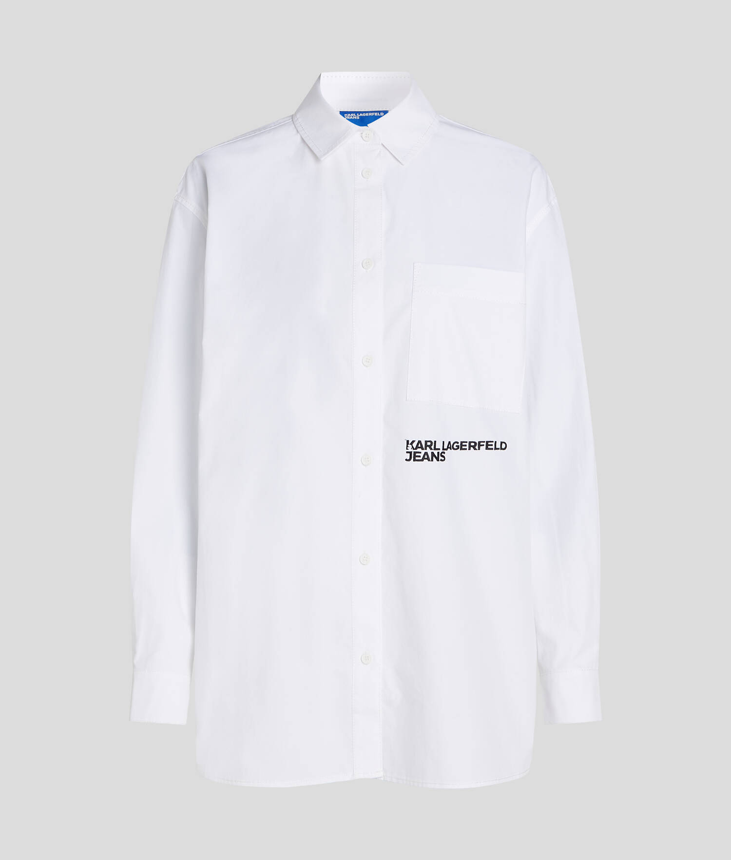 CHEMISE OVERSIZE KLJ - Blanc