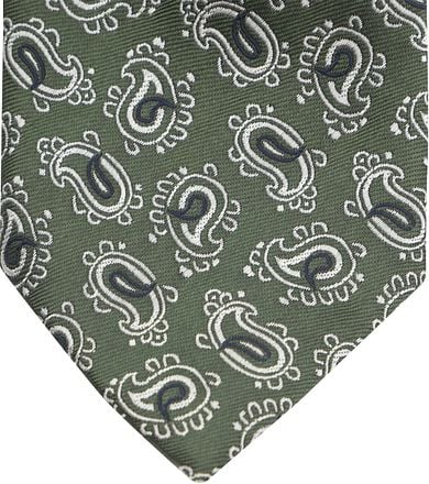 Suitable Stropdas Zijde Paisley Groen TI23-29 kopen