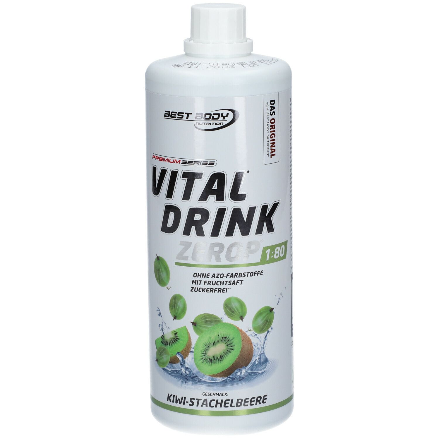 Best Body Nutrition Low Carb Vital Drink, Kiwi-Stachelbeere