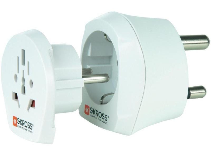 SKROSS Reiseadapter Combo World – ZAF Kombi-Reiseadapter für Südafrika