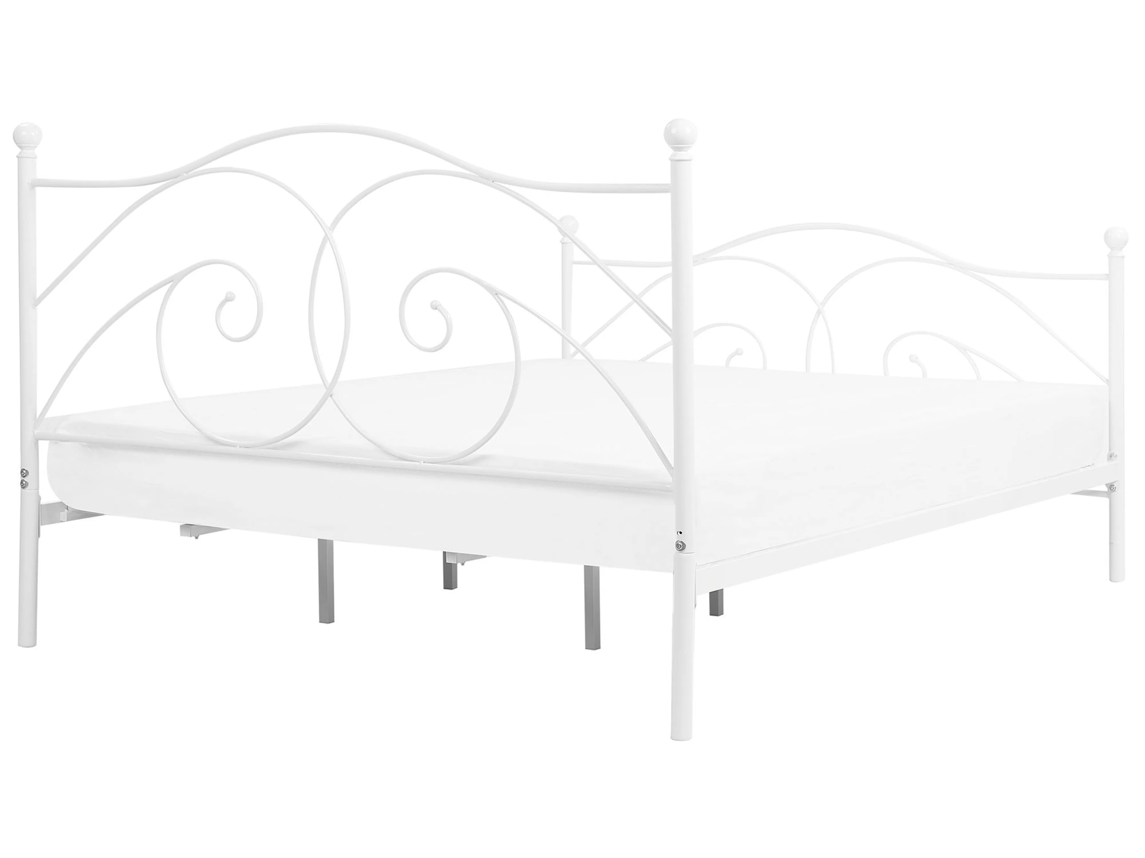 Bed Metaal DINARD 180 x 200 cm Wit