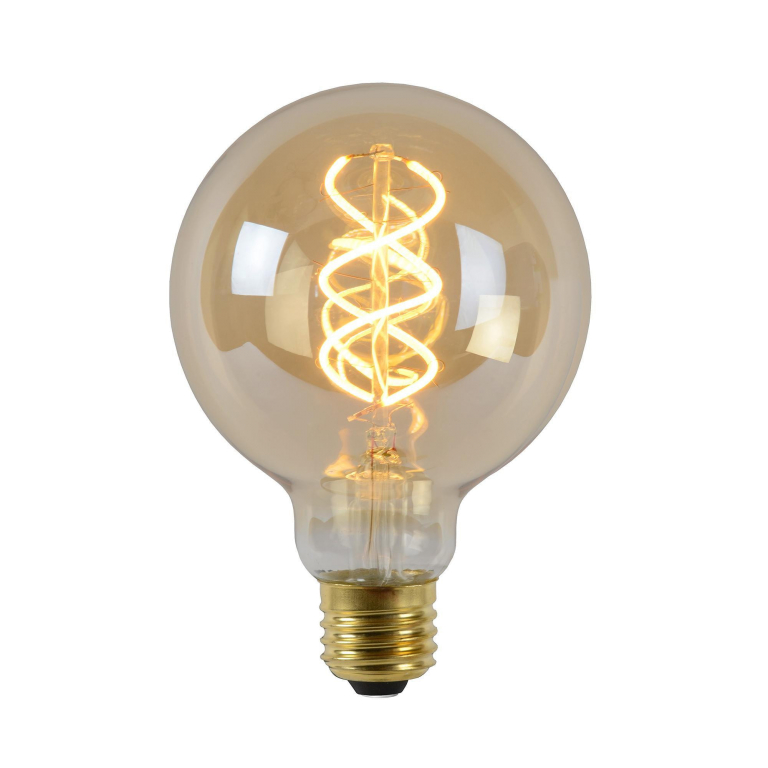 Lucide G95 LED lichtbron E27 5W 2200K amber dimbaar