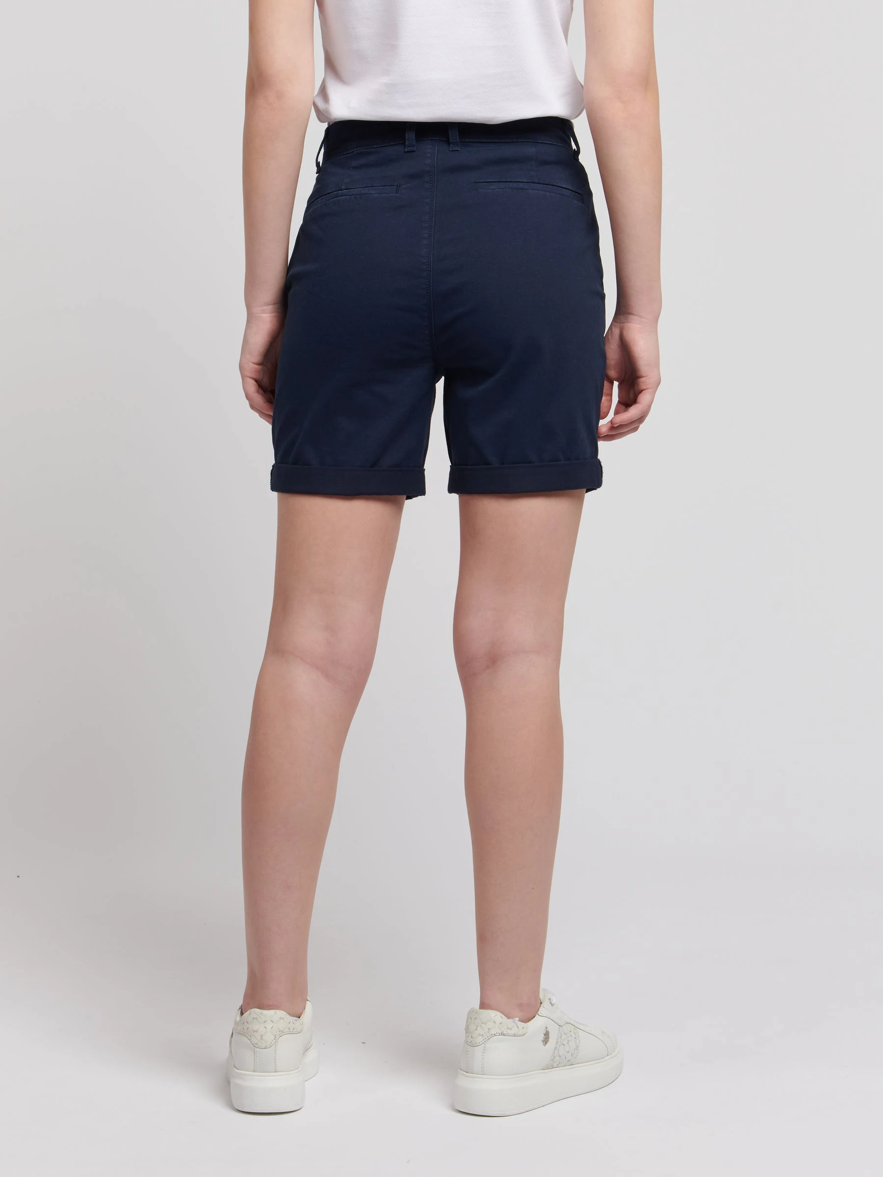 Blauw - U.S. Polo Assn. Classic Womens Chino Shorts
