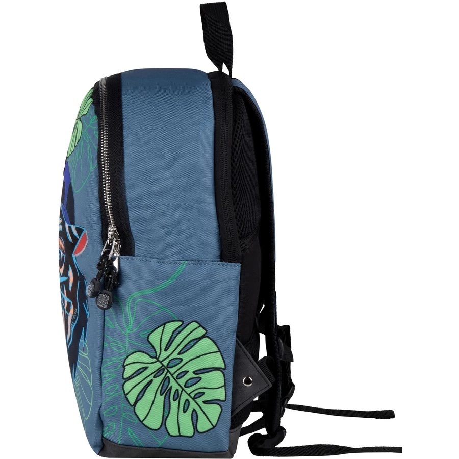 Pick & Pack Rucksack Dangerous Cat M Jeans Blue