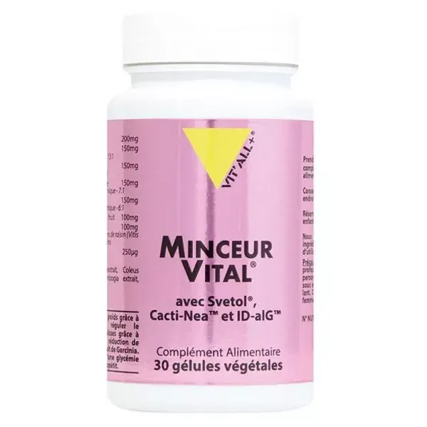 Vit'all+ Vital Slimming 30 cápsulas vegetais