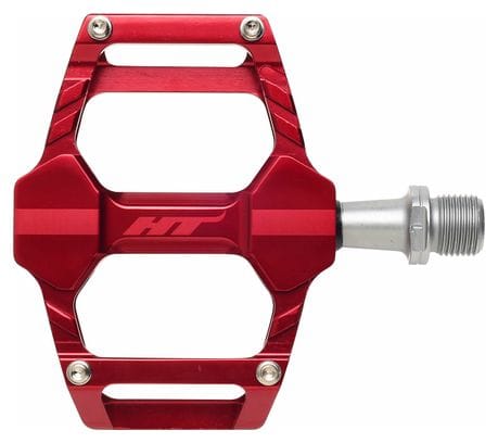 Paire de Pédales Plates pour Enfant HT Components AR06 Rouge