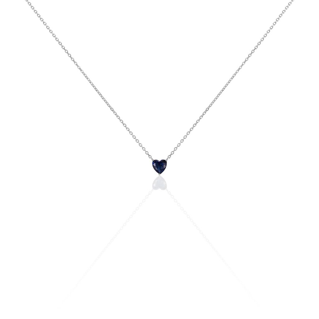 Collier Kelvyn Argent Blanc Oxyde