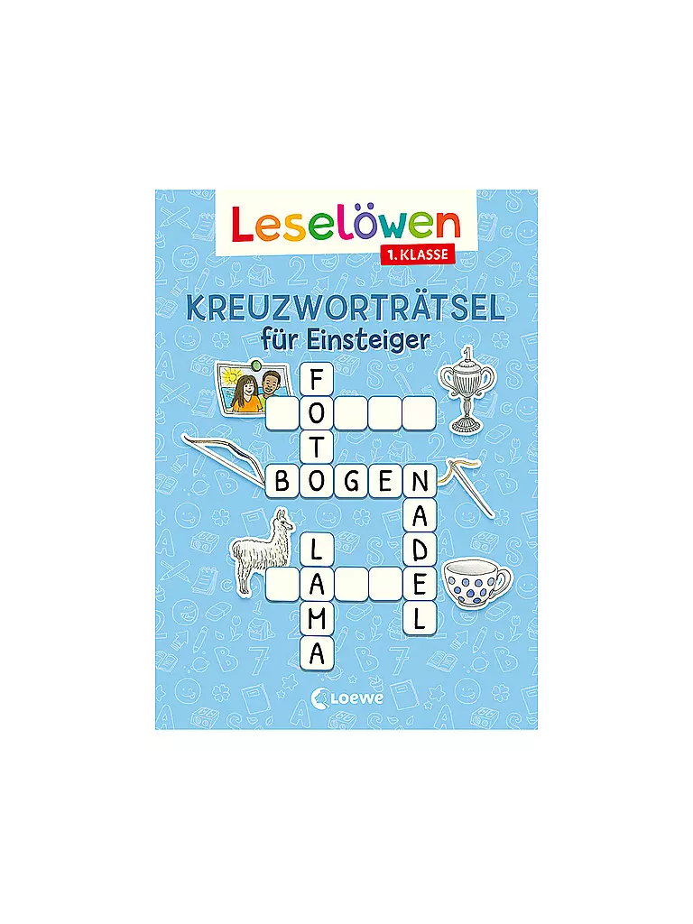 LOEWE VERLAG Leselöwen Kreuzworträtsel für Einsteiger - 1. Klasse keine Farbe