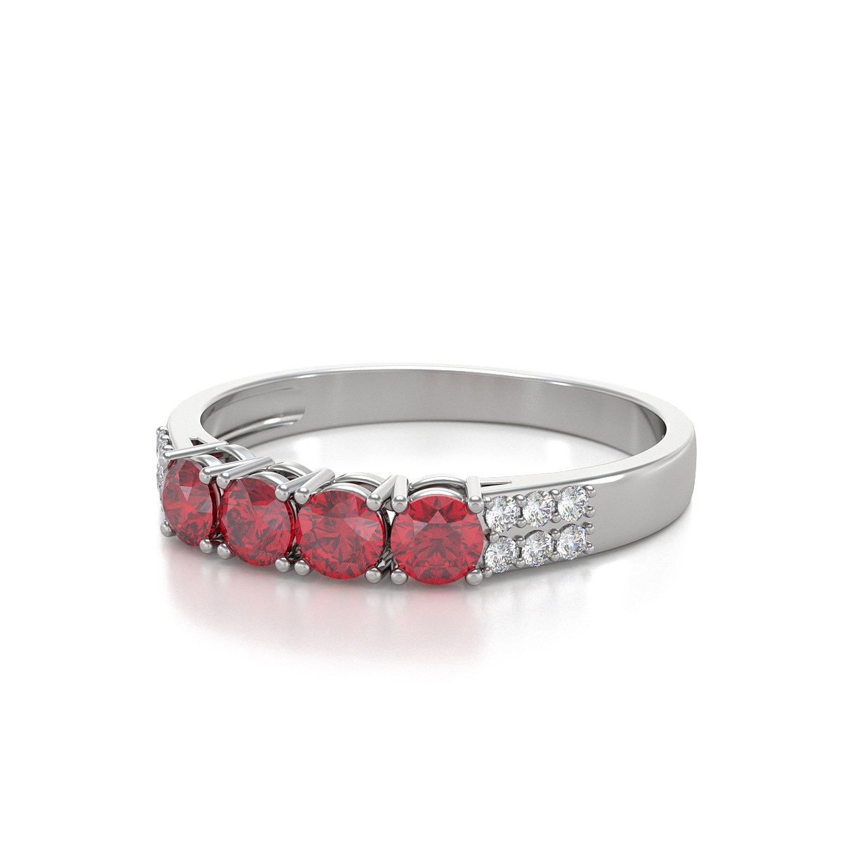 Bague ADEN Or 585 Jaune Blanc et diamants 2.382grs