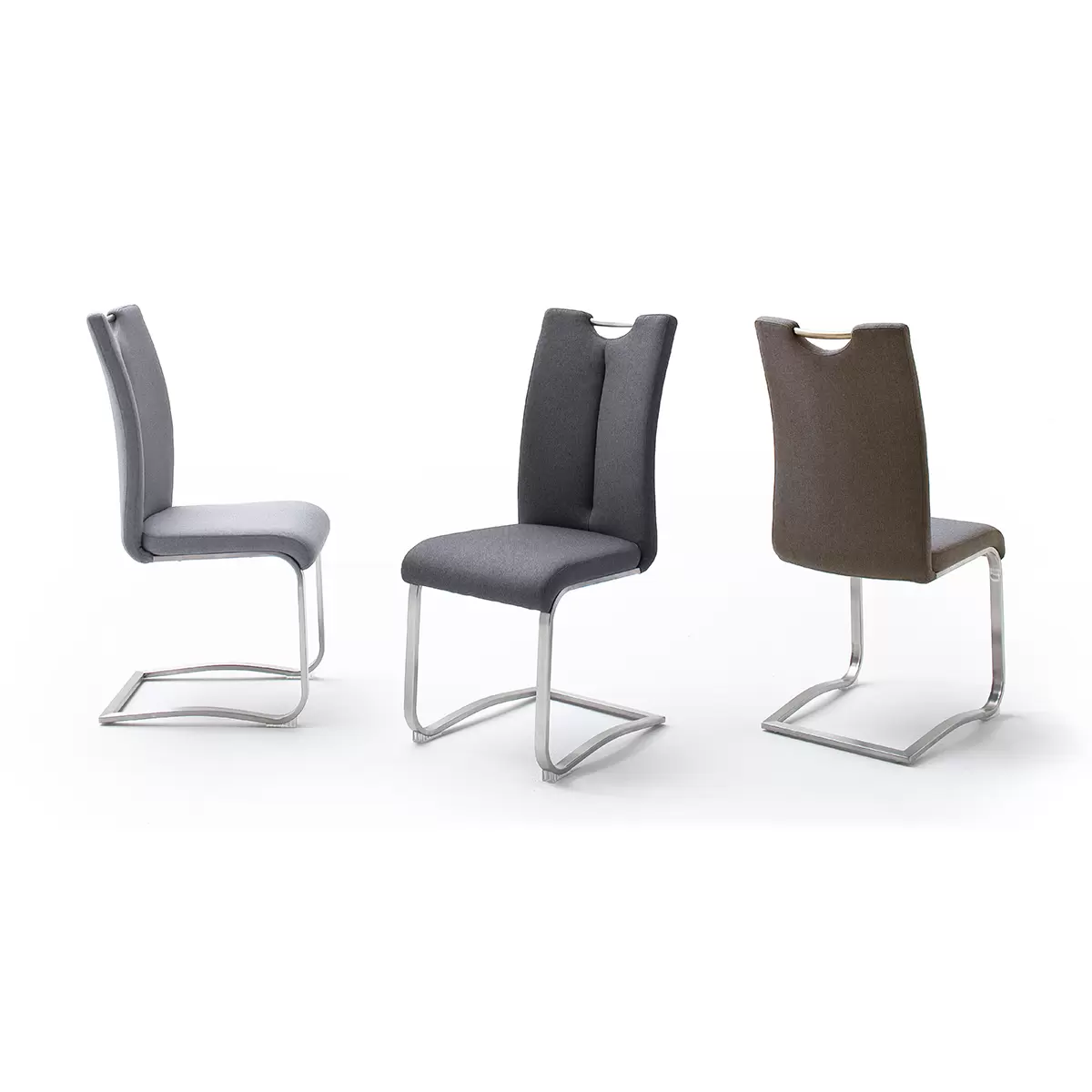 Stuhl Artos anthrazit,silber