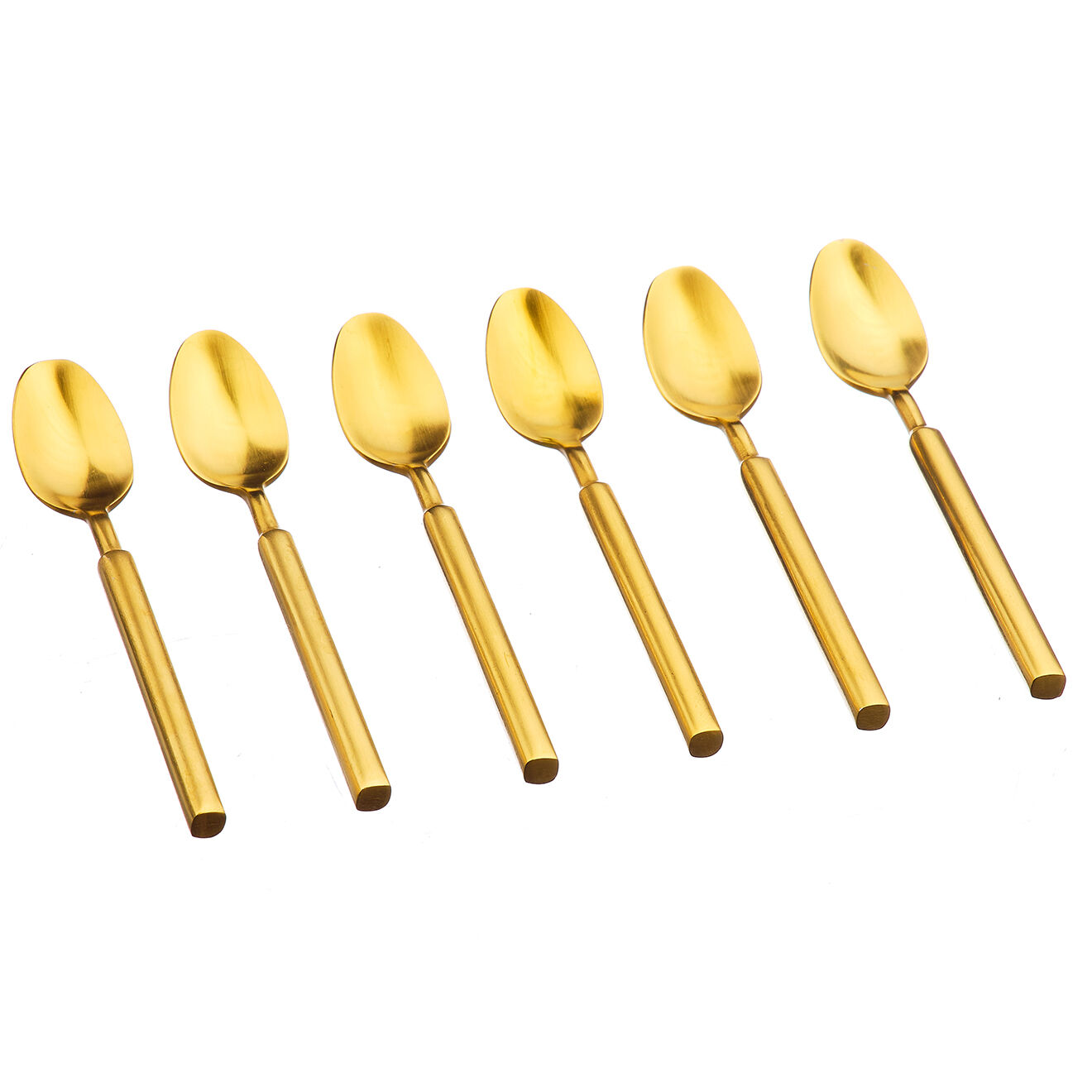 Bjorn 6 Petites cuillères Viggo dorées