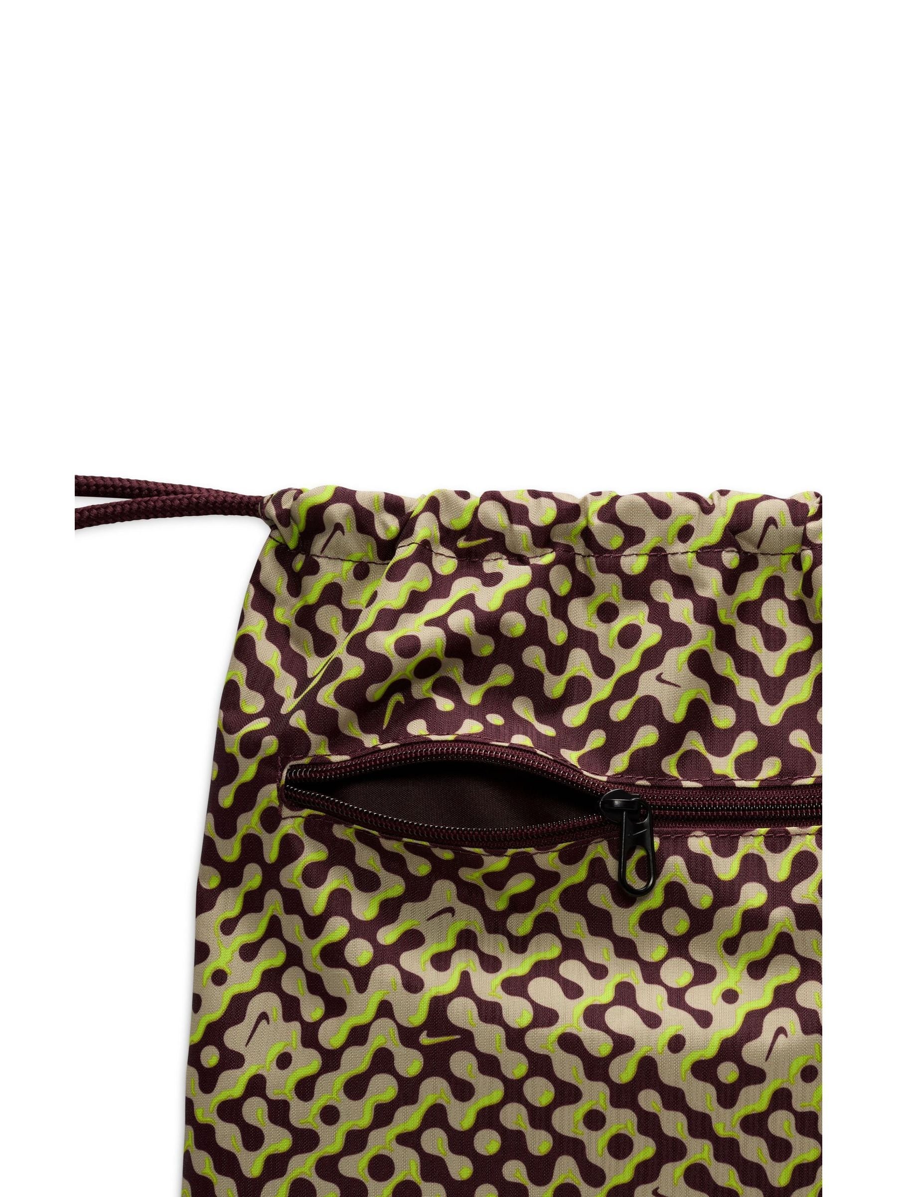 Bourgondië crush - Nike Brasilia tas met trekkoord met print