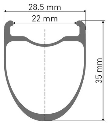 Roue Avant DT Swiss ERC 1400 Dicut 650b 35 mm | 12x100 mm | Center Lock |