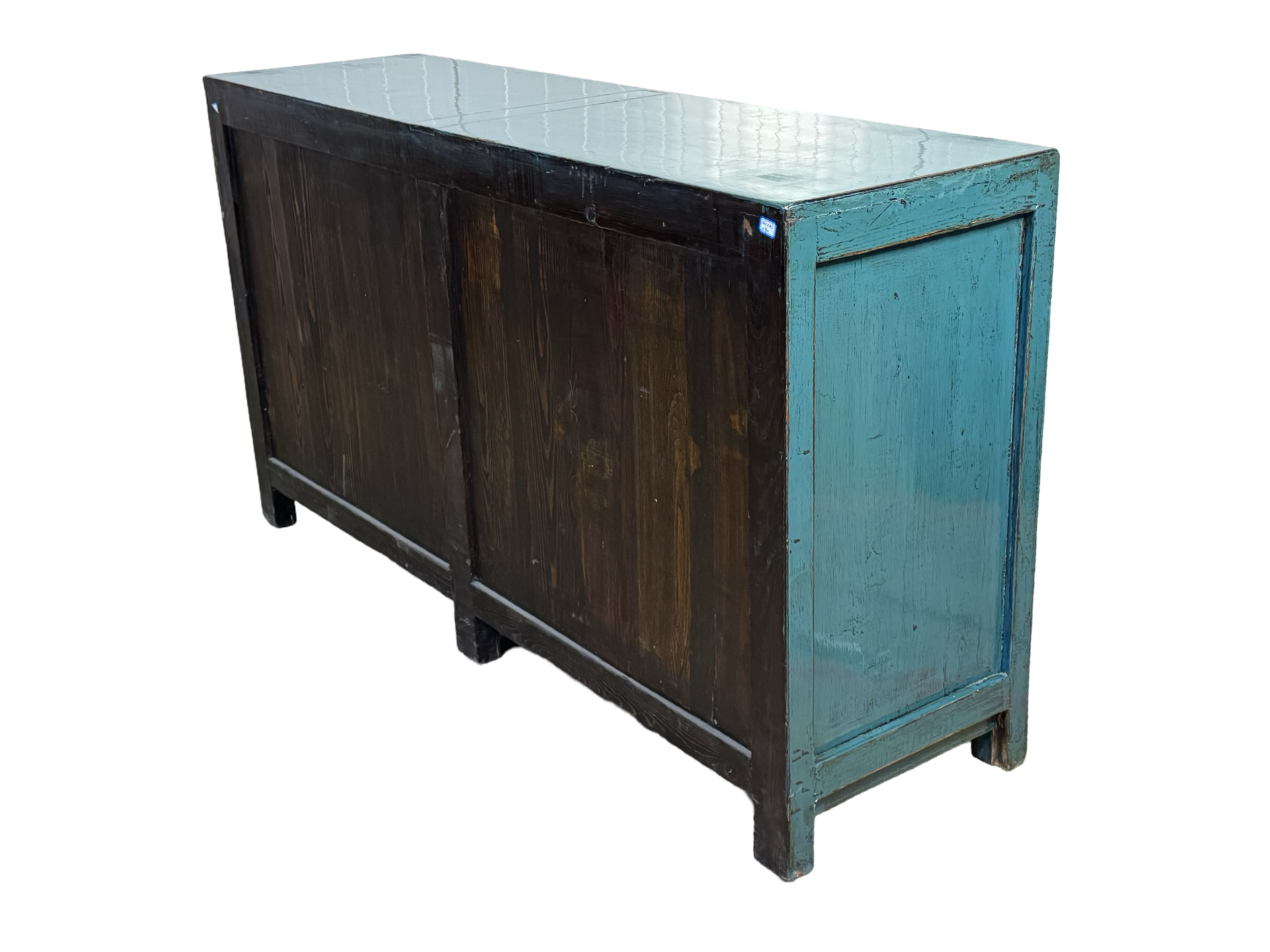 Dressoir 4 deur 3 lades blauw uniek Dressoir 4 deur 3 la blauw uniek