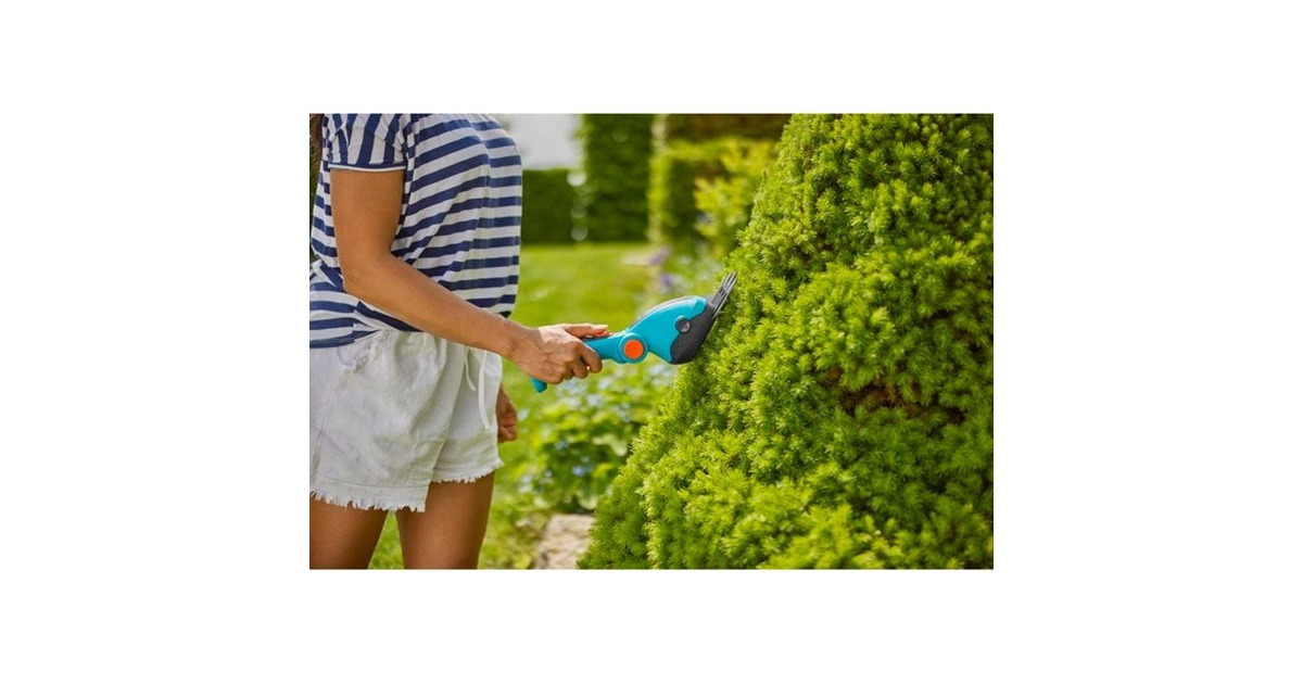 GARDENAAccu Gras- & Buxusschaar ComfortCut Li grasschaar  (Turquoise/zwart, Incl. Li-Ion-Accu 3,0Ah)