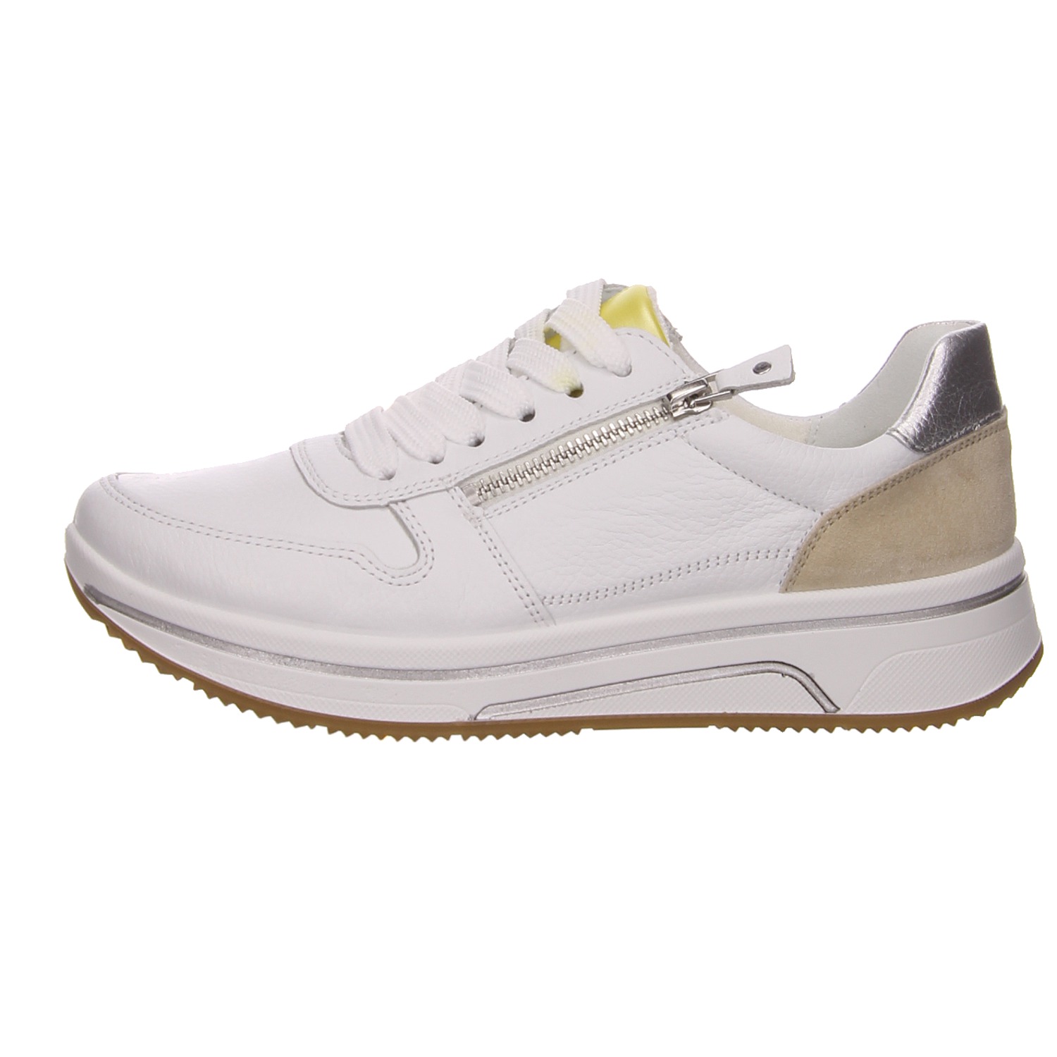 Ara Schnürhalbschuh weiß weiss/weiss kombi