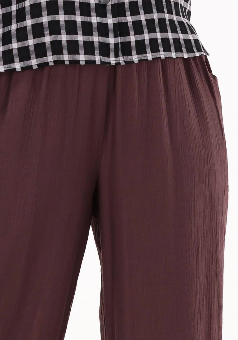 CATWALK JUNKIE bruine catwalk junkie wijde broek tr carol